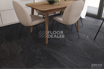 Ceramo Vinilam Stone 8 мм 91910 Неаполитанский Черный фото 2 | FLOORDEALER